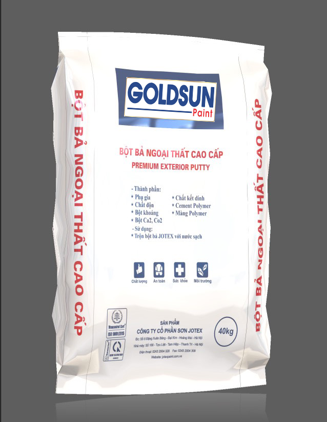 Bột bả  ngoại thất cao cấp GOLDSUN  