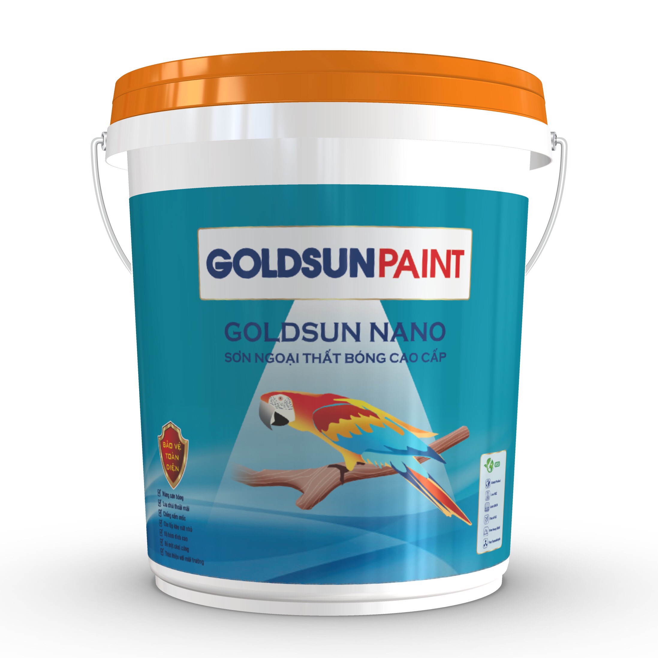 GOLDSUN NANO - Sơn ngoại thất bóng cao cấp