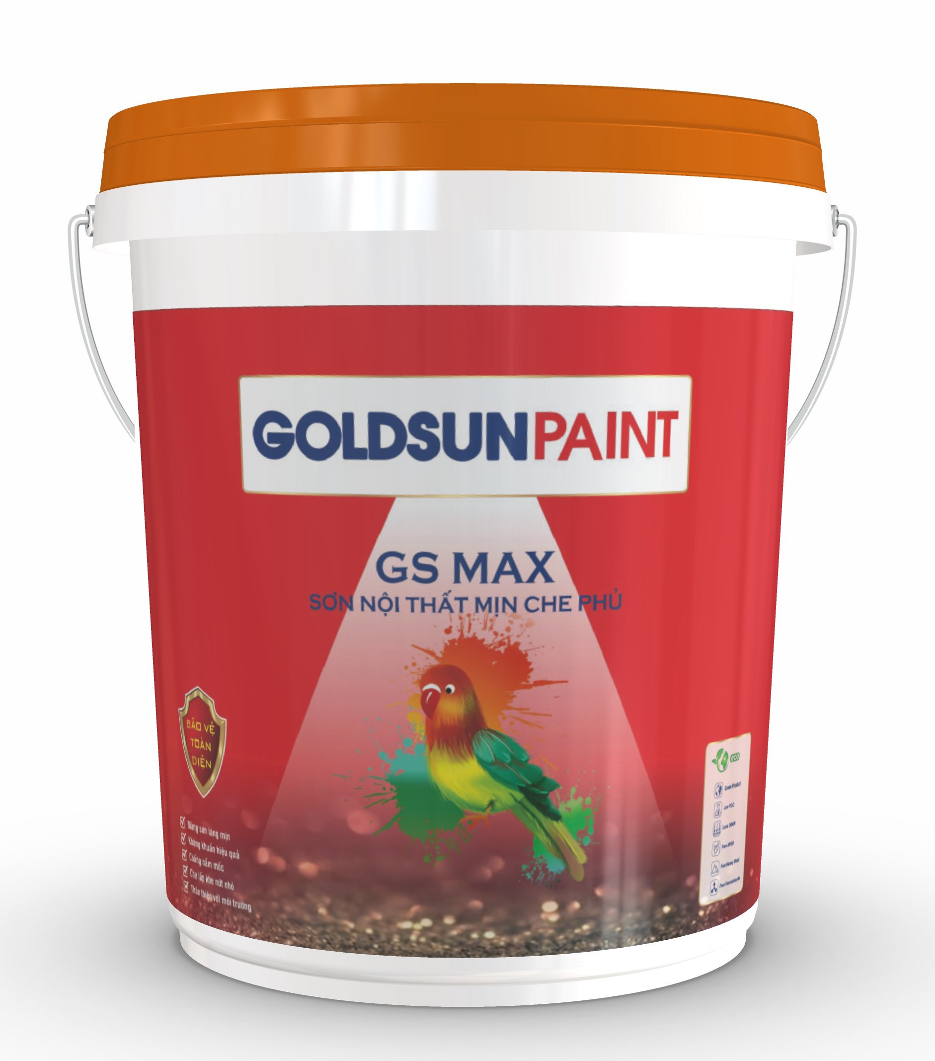 GS MAX - Sơn nội thất mịn che phủ hiệu quả 