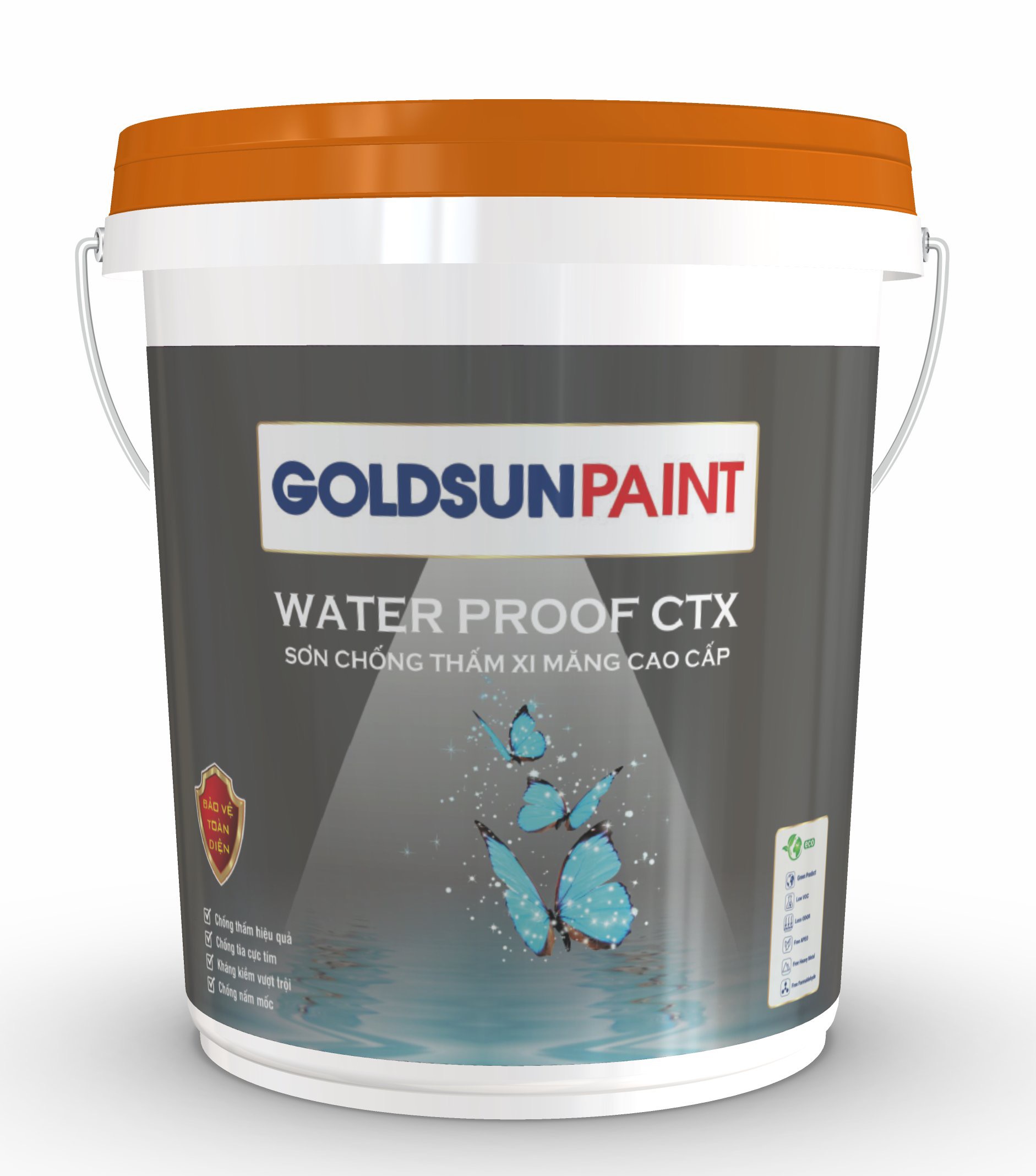 WATER PROOF CTX - Sơn chống thấm pha xi măng cao cấp