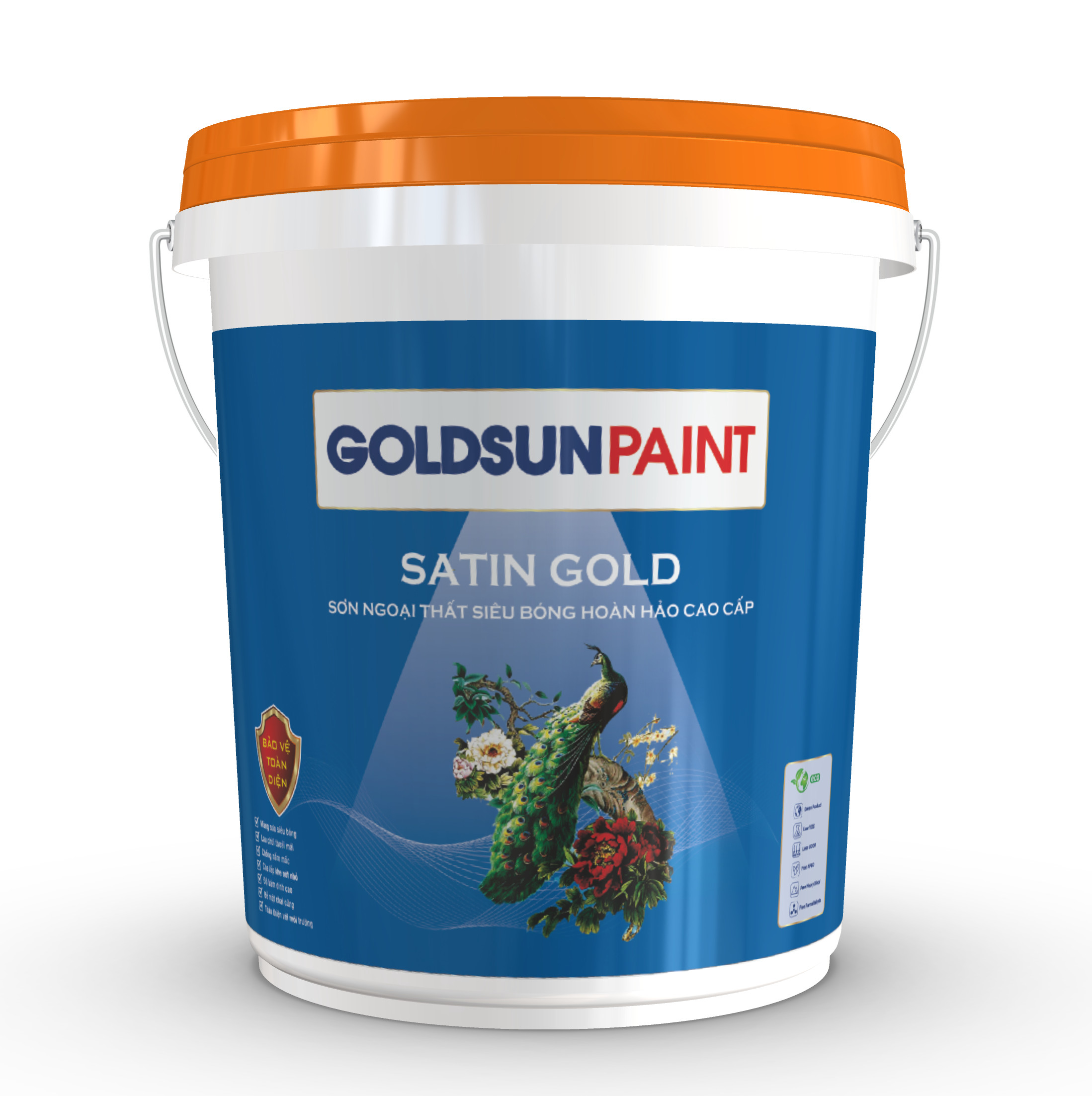 SATIN GOLD - Sơn ngoại thất siêu bóng hoàn hảo cao cấp